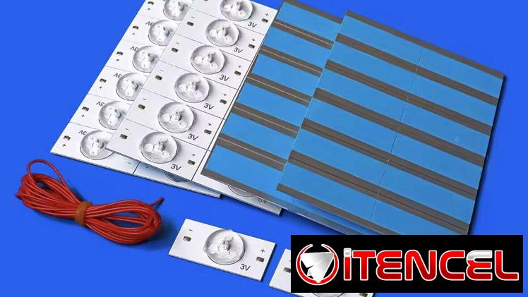 Led de 3 y de 6volt material cobre con su difusor nuevos para televisores planos desde 32” hasta 65”  Pre