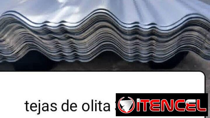 Tejas, purles, angulares, tubos de hierro.