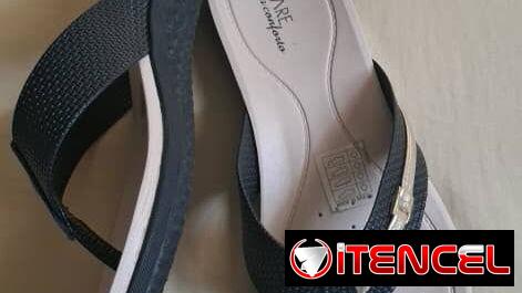 Sandalias engomado y acolchados #39 soy de playa Miramar