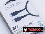 ☎️53544655 🛵 Entrega Disponible ⭐Quikcell Cable USB-C a USB-C Carga Rápida Trenzado 3FT ⭐