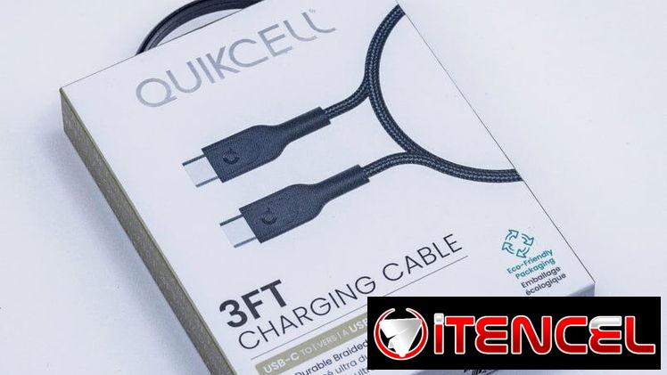 ☎️53544655 🛵 Entrega Disponible ⭐Quikcell Cable USB-C a USB-C Carga Rápida Trenzado 3FT ⭐