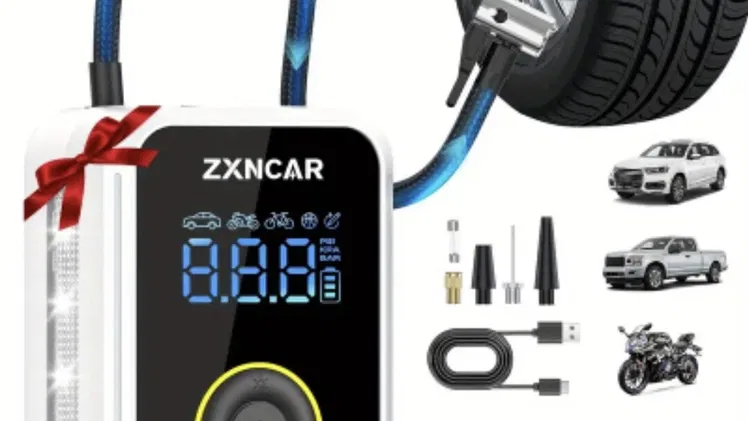 Inflador de aire inteligente  para bicimotos autos y mas..