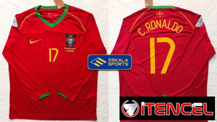 Portugal retro jerseys de futbol
