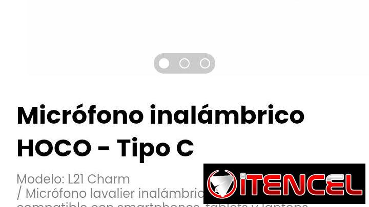 Micrófono inalámbrico HOCO – Tipo C. Modelo: L21 Charm