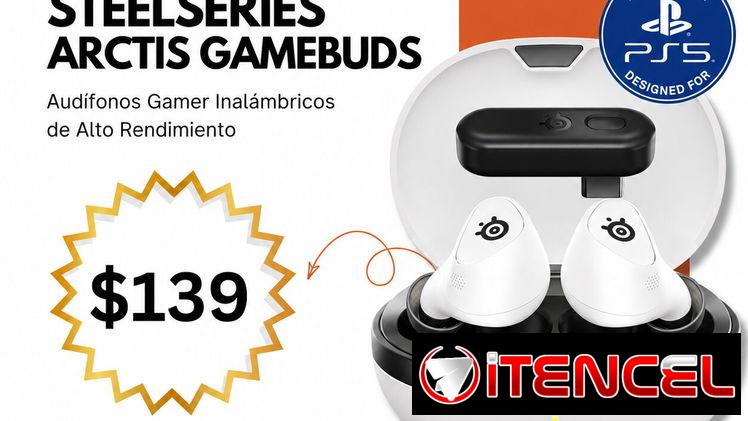 SteelSeries Arctis GameBuds – Audífonos Gamer Inalámbricos de Alto Rendimiento | videojuegoshabana.com