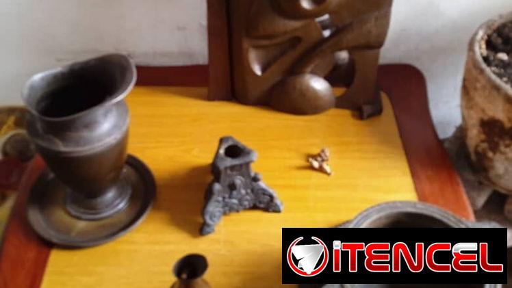 Piezas en bronce talladas