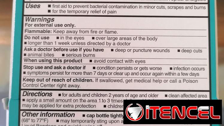 Medicamentos Importados, Vendaje Líquido Curita