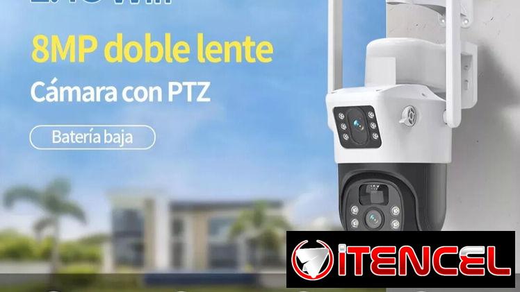 Cámara wifi Solar/8Mpx / WIFI/Alarma/ra