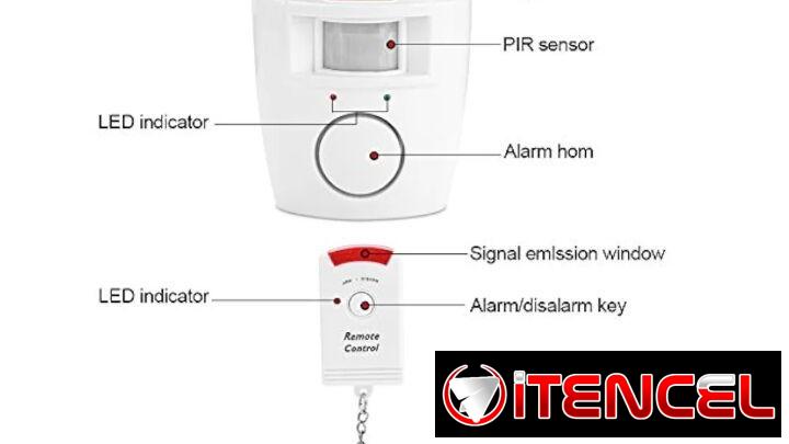 Sensor Pir, Alarmas/2 mandos