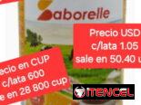Leche Evaporada Saborelle 400g, Refrescos Cintra Naranja y Limón 330 ml, Malta Guajira 330ml