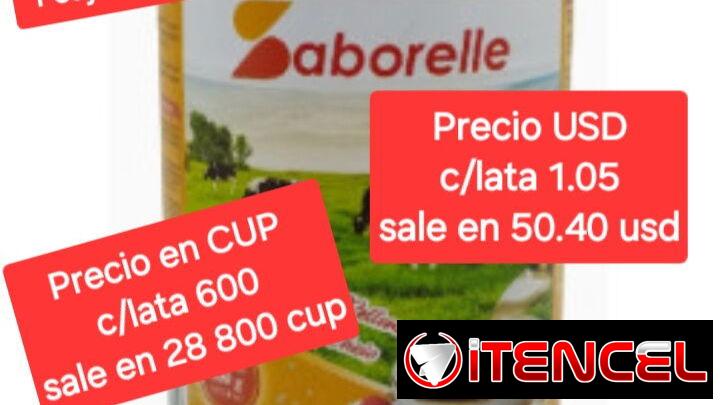 Leche Evaporada Saborelle 400g, Refrescos Cintra Naranja y Limón 330 ml, Malta Guajira 330ml