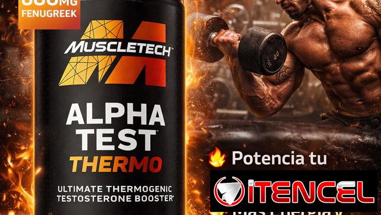 ALPHA TEST THERMO MUSCLETECH 90CAP-30SERV 58234161 y 56902981 FITNESSARMY