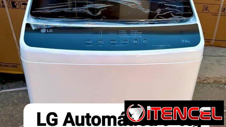 Lavadora automática LG 9Kg. Agua Fría y Caliente.