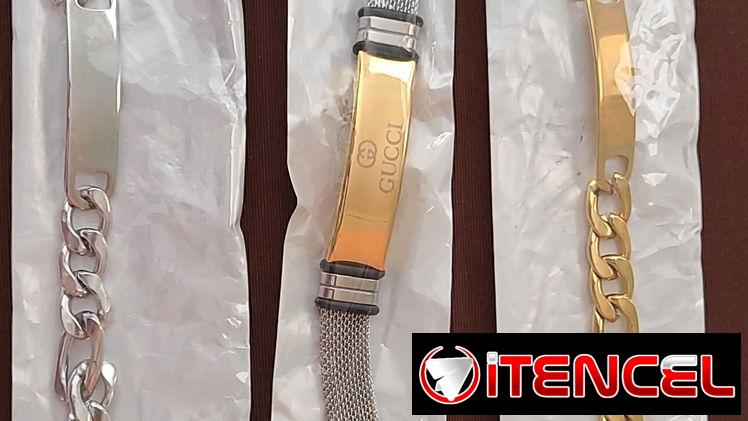 Pulso de mujer y manilla de hombre todo acero inoxidable