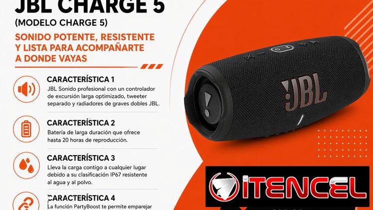 Bocina JBL Charge 5 Bluetooth Portátil | Audio Potente Original en La Habana