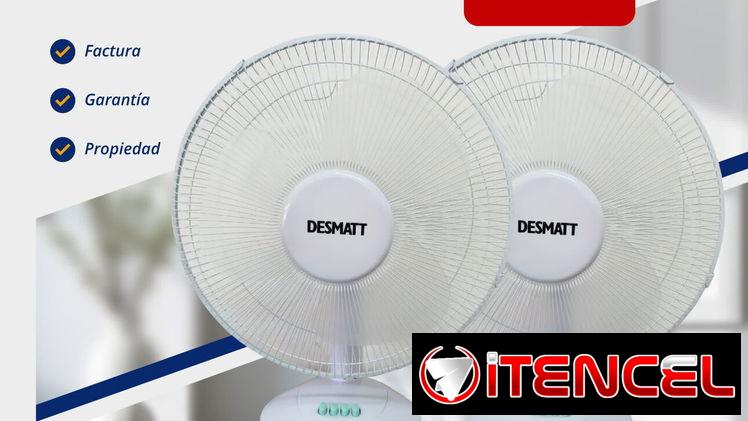 2 Ventiladores de mesa por 1 mismo precio