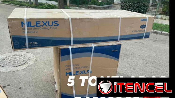 AIRE ACONDICIONADO TIPO SPLIT 5 TONELADAS MILEXUS, PISO TECHO