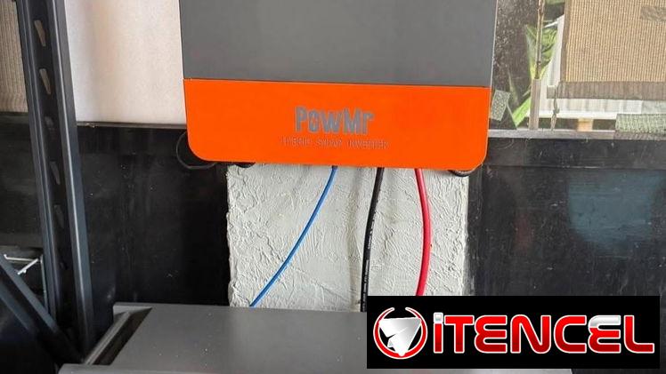 INVERSOR HÍBRIDO 10KW 110/220V FASE DIVIDIDA MARCA POWMr Y BATERIA 16KW.NUEVO EN CAJA!