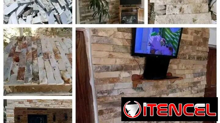Se venden todo tipo de piedras para enchapes de pared y para la humedad en la misma,laja, jaimanita, tirillas de piedra