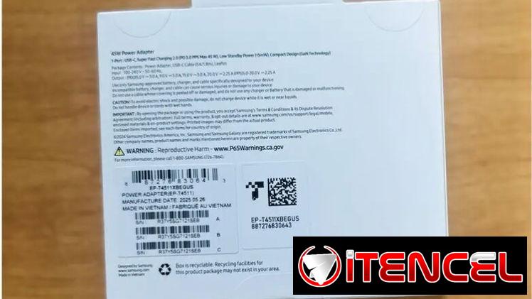 Cargadores Samsung Originales 25W y 45W
