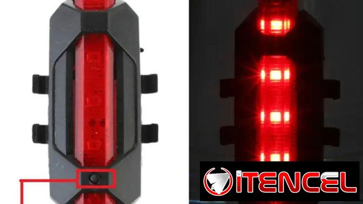 Luces de bicicletas y bicimoto delanteras y traseras carga usb