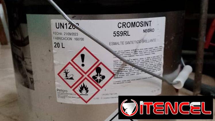 🖥️🗝️20L Pintura CROMOSINT, Esmalte Sintético Brillante de color Negro – 💲55000 CUP🎷