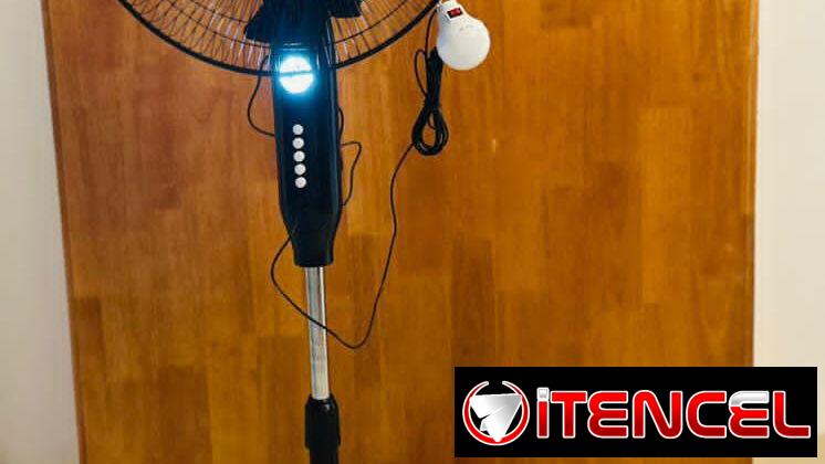 Ventilador Recargable Solar de 16″