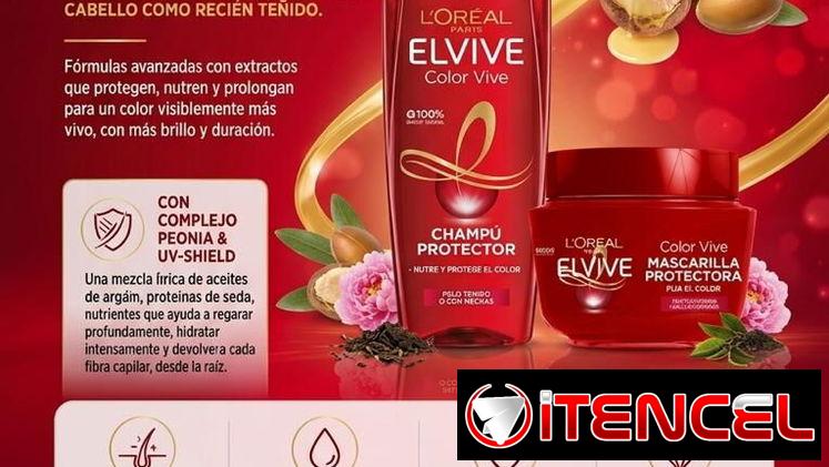 Lóreal Elvive Color champú y mascarilla para cabello teñido con mecha o color tratado, para prolongar la duración