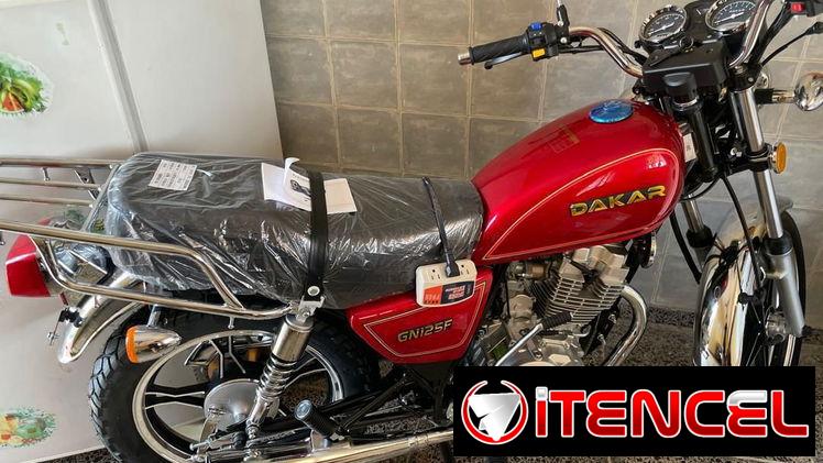 MOTO GN125F DAKAR CON MENSAJERIA INCLUIDA