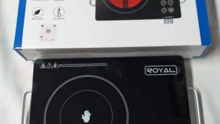 Cocina Infrarroja Royal 1500W  – MARCA: Royal – MODELO : RIR1500 – TIPO : Estufa infrarroja / Cocina Infrarroja