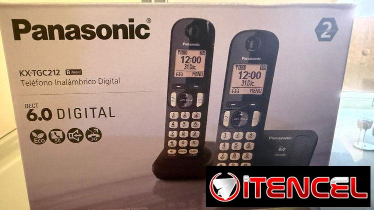 Pack 2 Teléfonos Inalámbricos Panasonic KX-TGC212