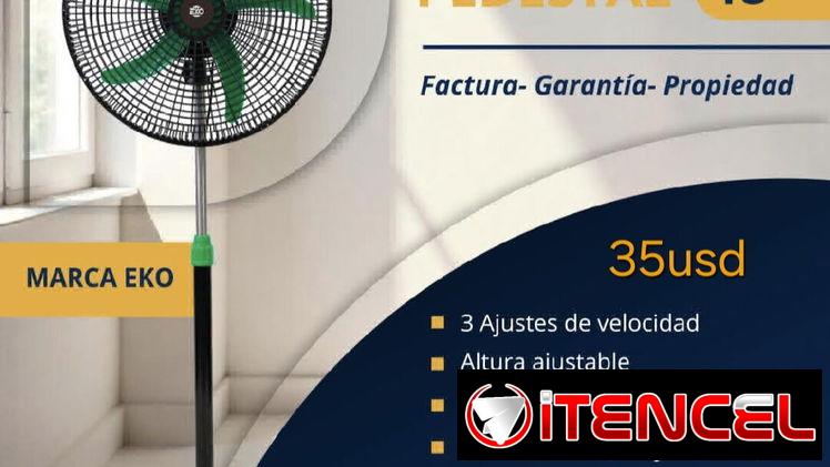 Ventilador d pedestal Ciclón d 18″ EKO