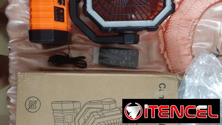 ✅OFERTA✅ VENTILADOR RECARGABLE 20000 Mha MODELO X11 NUEVO EN CAJA EN 55 USD
