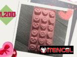 Polvo de hornear importado, Cobertura de chocolate, moldes de silicona para jabones, repostería 1