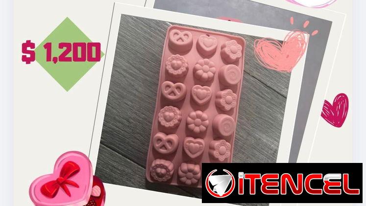 Polvo de hornear importado, Cobertura de chocolate, moldes de silicona para jabones, repostería 1