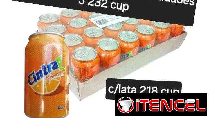 Refresco Cintra NARANJA y LIMÓN 330ml