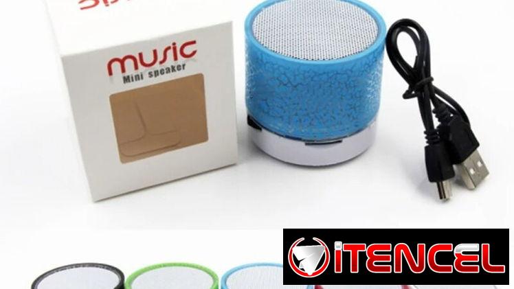 🔊 Altavoz Bluetooth Portátil LED 🔵 Con Luces, Ranura TF, Manos Libres y Sonido Potente 3W – Mini Speaker Ideal para PC