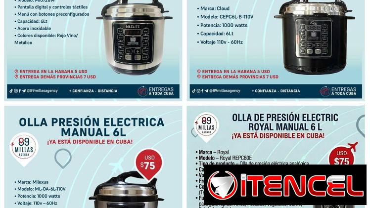 Olla Presión eléctrica,  Olla Reina, Olla arrocera, Olla de presión Tradicional