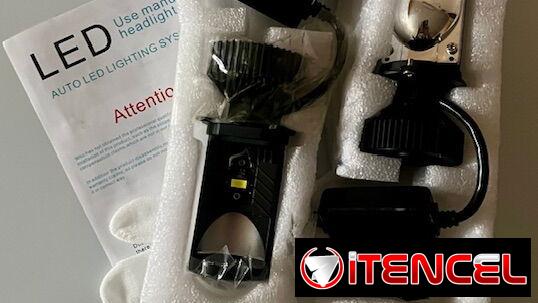 Bombillos led de Lupa H4 12 volt con fan disipador de calor !!!