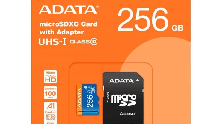 ADATA Premier microSDXC 256GB – Hasta 100MB/s