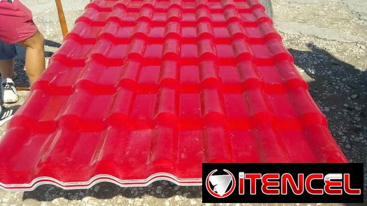Tejas plásticas de PVC