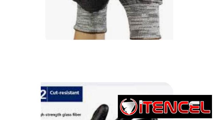 Guantes diseño de rayas para proteccion y frio.