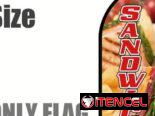 Banderola indicativo de ubicación expendio sandwiches