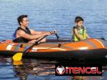 Bote inflable de goma, color naranja Bestway Kondor 3000 61102