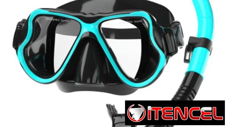 Kit de careta y snorkel/ visores de cristal templado
