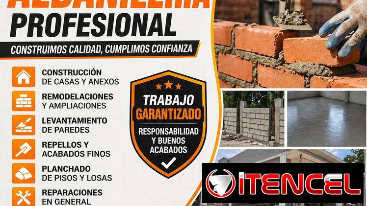 🔨 SERVICIOS DE ALBAÑILERÍA PROFESIONAL 🧱