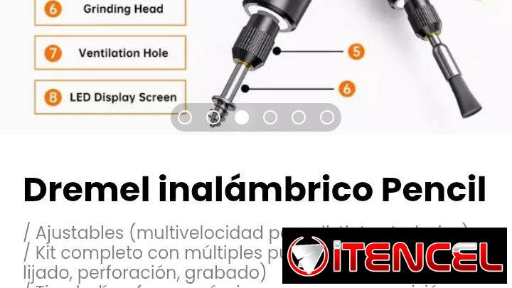 Dremel inalámbrico Pencil  6 niveles de velocidad