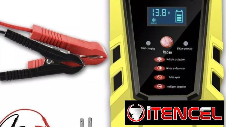 Cargador de batería para carro y moto de 12v/6a.Nuevo en su caja