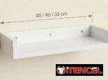 Repisa minimalista de MDF hidrófugo