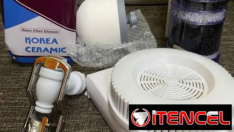 Filtro para agua de 14 litros y kit de respuesto